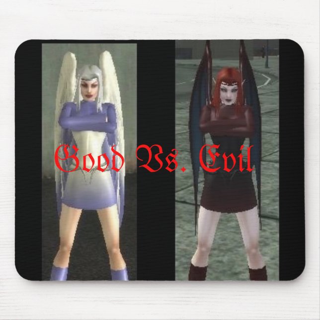 Gut gegen Übel Mousepad (Vorne)