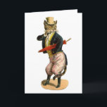 Gut gekleidete Kitty Cat Funny Happy Birthday Card Karte<br><div class="desc">Vintage Viktorianische Grafik einer gut gekleideten Kitty Cat mit Insider-Nachricht: Nun... Durch mein Monokel.. Du siehst noch immer toll aus. Alles Gute zum Geburtstag! Vollständig anpassbar,  Text ändern oder in Handschrift löschen.</div>