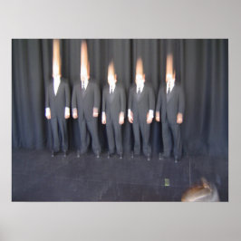 Gut gekleidete Kunst Poster