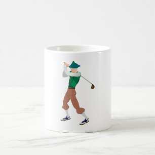 Gut gekleideter Golfer Kaffeetasse