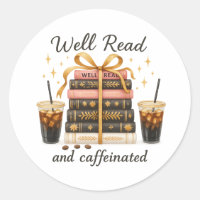 Gut gelesen und koffeiniertes Buch Lover Book Tok
