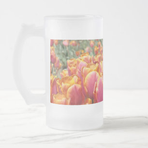 Gut gemacht! Frühlings-Tulpen-Blumen-Frostglas-Tas Mattglas Bierglas