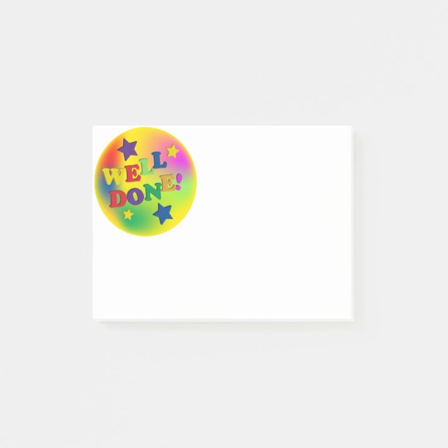 gut gemacht post-it klebezettel (Vorderseite)
