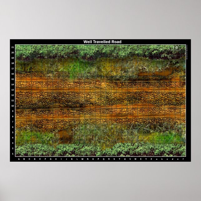 Gut gereifte Straße - Schlachtplan Poster (Vorne)