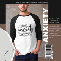 Gut in Angstgefühl 3/4 Raglan T - Shirt