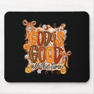Gut ist gut die ganze Zeit Coquette Bow Thanksgivi Mousepad