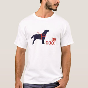 Gut machen - Service-Hund - Schwarzes Labor T-Shirt