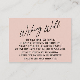 Gut moderne Handschrift, einfach rot pink Begleitkarte