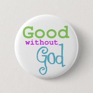 Gut ohne Gott-Knopf Button
