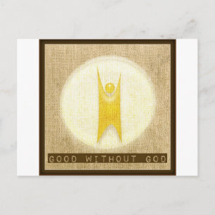 Gut ohne Gott Postkarte
