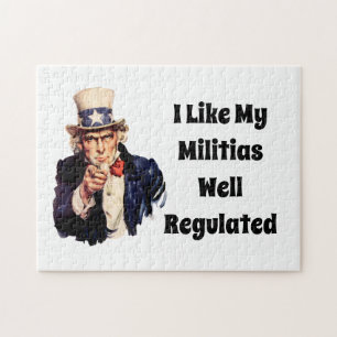 Gut regulierte Miliz Puzzle