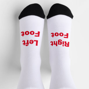 GUT! Socken - Links Fußweg - Rot