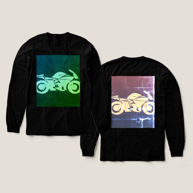 gut Tri-Blend shirt (Design Vorderseite & Rückseite)