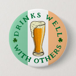 Gut trinken - St Patrick's Day Button