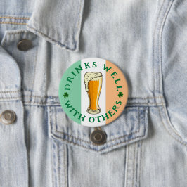 Gut trinken - St Patrick's Day Button
