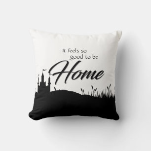 Gut, um Zuhause Schwarz-weiße Kalligrafie modern z Kissen