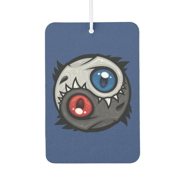 Gut-und-Böse-Drache Yin Yang Autolufterfrischer (Vorderseite)