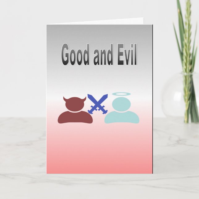 Gut und Böse Karte (Vorderseite)
