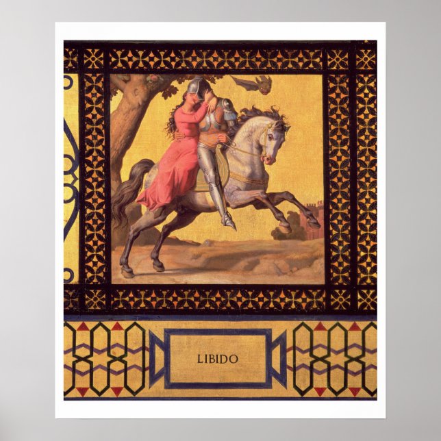 Gut und Böse: Libido, 1832 (Detail 89709) (Öl Poster (Vorne)