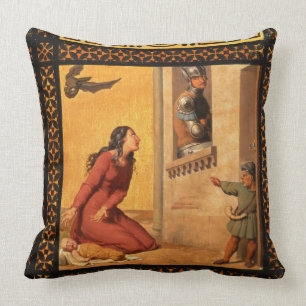 Gut und Böse: Verachtung, 1832 (Detail von 89709) Kissen