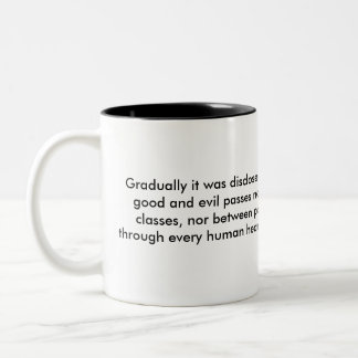 Gut und Böse Zweifarbige Tasse