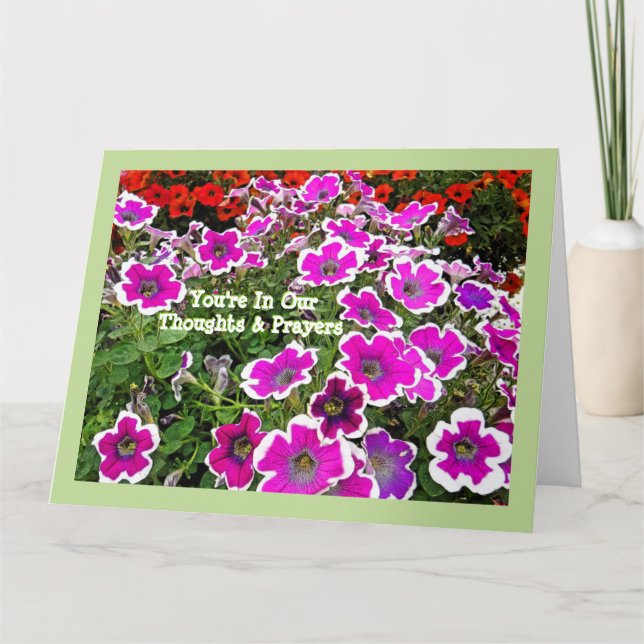 GUT VON GRUPPEN/BLUMEN/ÜBERSIERT KARTE (Vorderseite)