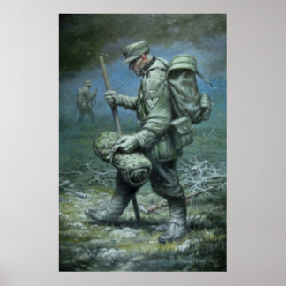 Gut vorbereitetes POW Poster