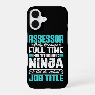 Gutachter Job Titel Lustiger Beruf Bewertend iPhone 16 Hülle