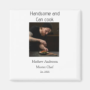 Gutaussehend und kann kochen Name Meisterkoch Datu Magnet