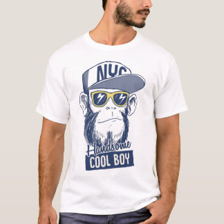 Gutaussehender Cooler Junge T-Shirt