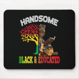 Gutaussehender Schwarzer Gebildeter Afrikaner Schw Mousepad