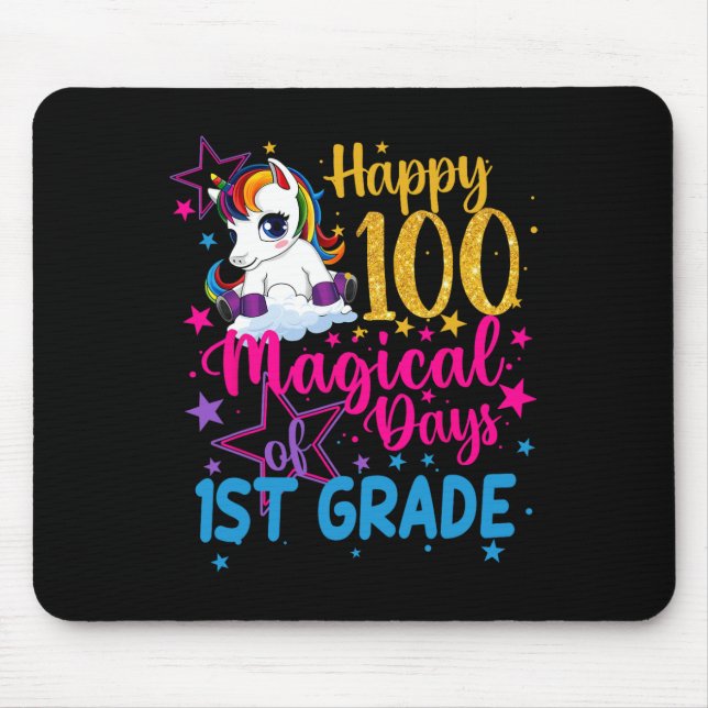Gute 100 magische Tage der 1. Klasse Mousepad (Vorne)