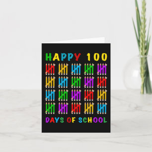 Gute 100 Schultage Karte