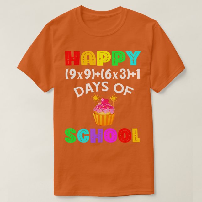 Gute 100 Schultage T-Shirt (Design vorne)