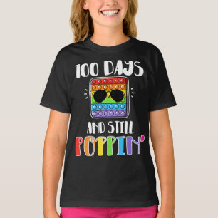 Gute 100 Tage der Schule und noch Poppin 100. da T-Shirt
