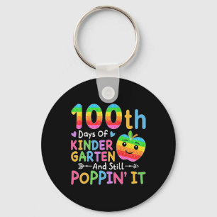 Gute 100 Tage Kindergarten und noch Poppin' I Schlüsselanhänger