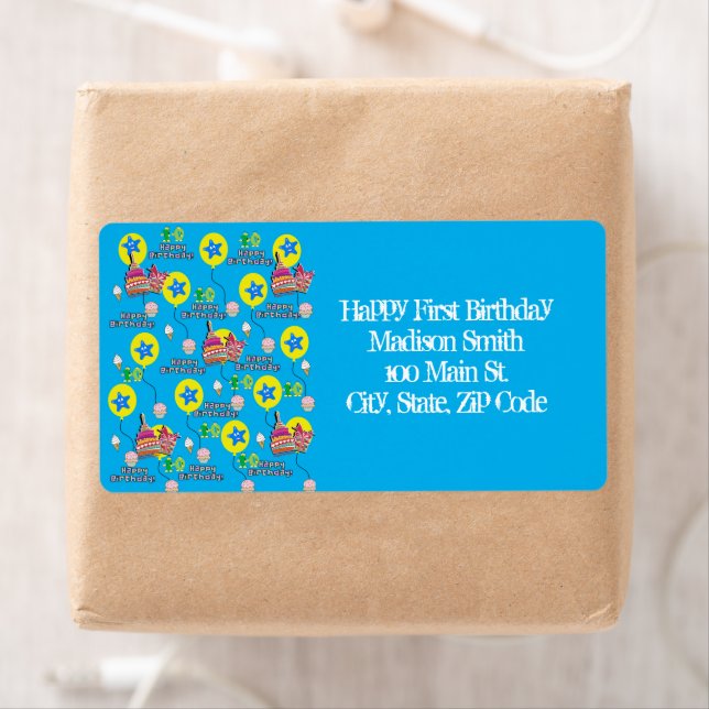 Gute 10. Geburtstagsadressen, blau (Insitu)