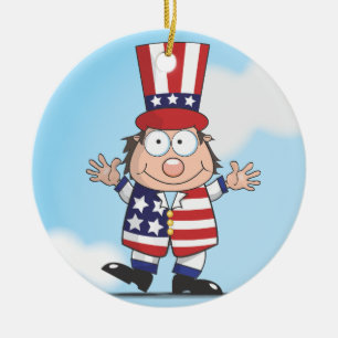 Gute alte USA Keramikornament