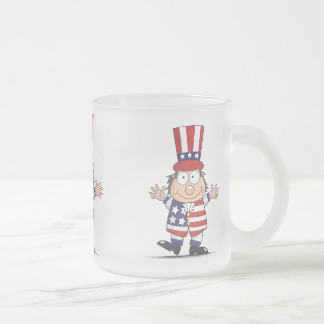 Gute alte USA Mattglastasse (Rechts)