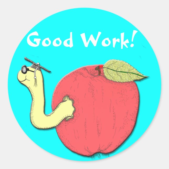 Gute Arbeit! Aufkleber (Vorderseite)