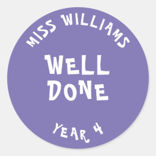 Gute Arbeit Lehrer Förderung Star Sticker