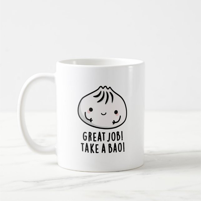 Gute Arbeit mit einem Bao Funny Dimsum Puff Kaffeetasse (Links)