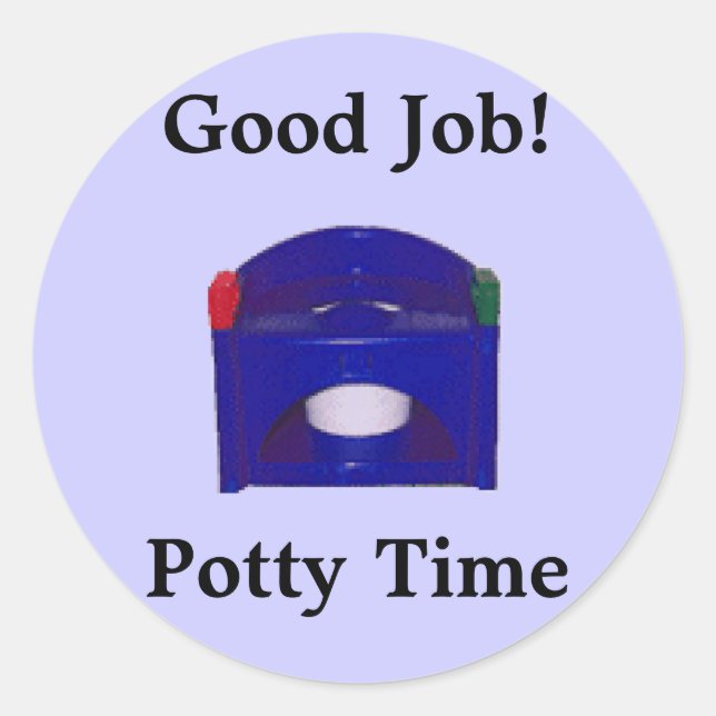 Gute Arbeit! Potty Time Stickers (Vorderseite)