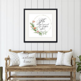 Gute Arbeit, rosa Tulpen Poster