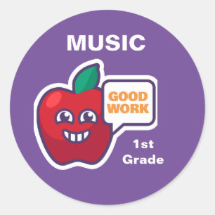 Gute Arbeit! Sticker für Studentenmusik individual
