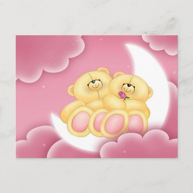 Gute Bären! Goodnight Bear Postcard Postkarte (Vorderseite)