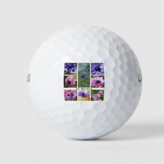 Gute Besserung Anemone Fotocollage Golfball