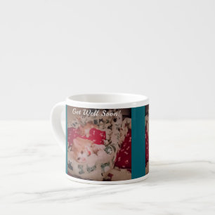 Gute Besserung! Espresso-Tasse für Katzenliebhaber Espressotasse