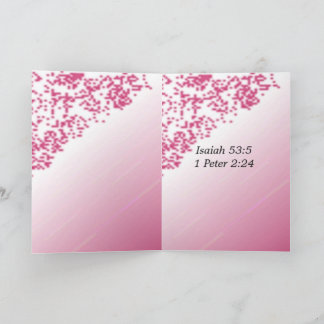 Gute Besserung Jesus ist unser Heiler Karte