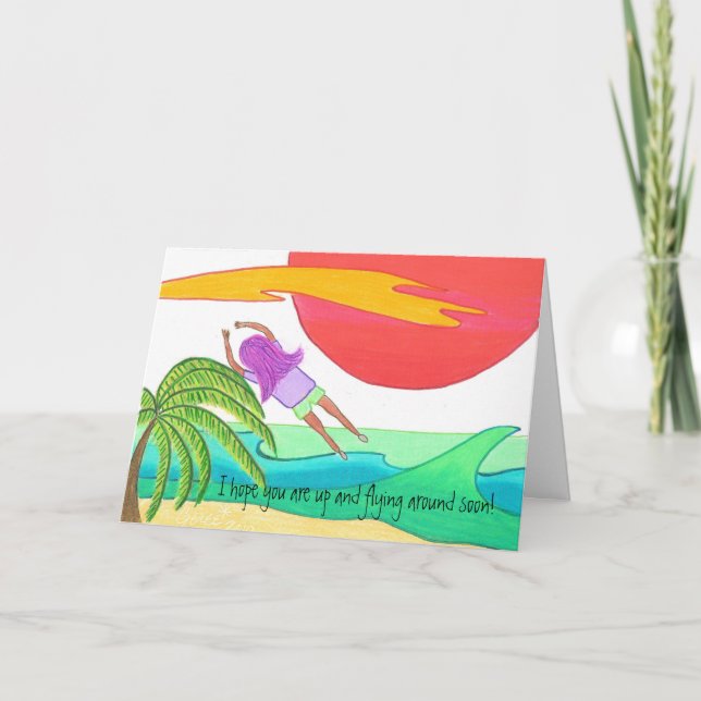 Gute Besserung Karte (Vorderseite)